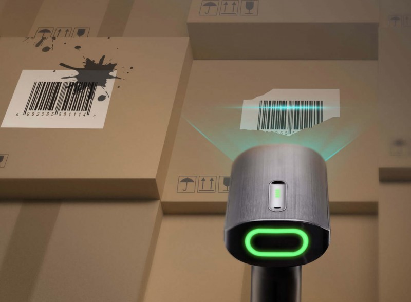 pg电子扫描枪精准识别破损条码